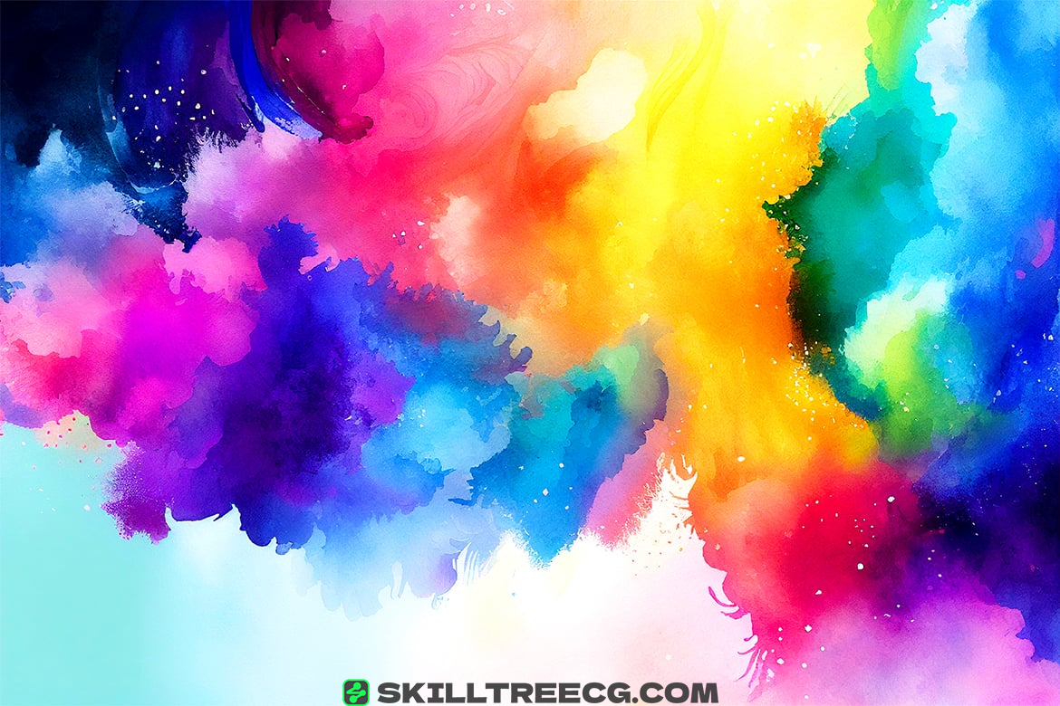 图片[5]-Colorful Watercolor Texture Backgrounds（836176）-技能树
